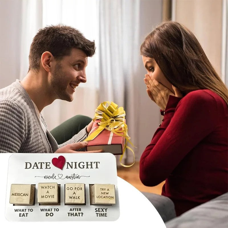 Romantic Date Night Dice Set for Couples